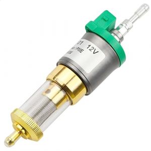 Pompe à Carburant pour Chauffage Diesel 12V 22ML 1KW-5KW - Remplacement étanche pour Eberspacher Airtronic D2 D4 12V, Pompe à Gasoil Double Filtre, Ultra-Silencieuse pour Moteur à Essence (seezone, neuf)