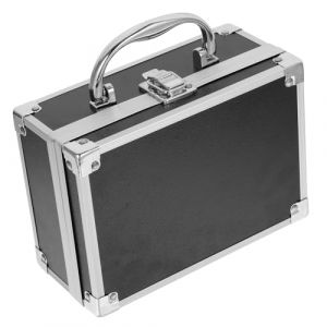 Anneome Malette Aluminium Alliage Portable Bo&icirc;te de Rangement Cosm&eacute;tique Multifonctionnelle pour Maquillage et Outils Organiseur Pratique Noir Petite (Zzenpu, neuf)