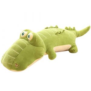 ISAKEN Crocodile Peluche, Stuffed Animal Peluche Crocodile Jouet R&eacute;aliste Crocodile Peluche Mignon Crocodile Peluche Oreiller Crocodile Peluche Poup&eacute;e Cadeau pour Anniversaire No&euml;l (Qpolly, neuf)