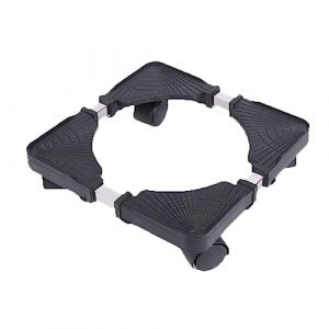 Support Réglable pour Machine à Laver et Réfrigérateur avec Roulettes, Déplace le Poids fermement. Nettoyez le Sol et les Roues Verrouillables pour Maintenir L'Appareil en place. (zilonou, neuf)