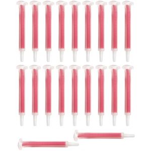 WUNZILO 20 Pcs Buses De Mélange Tube De Mélange Ab Tube De Mélange Statique Mélangeur Statique Buses De Mélange Carrées De Pistolet à Colle Ab 1:1/2:1 Tube,Colle Bi Composant, Pistolet Adhésif,MF6-16L (ZHANG  ZHAOJUN UK SHOP, neuf)