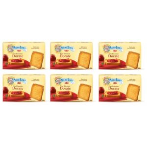 FETTE BISCOTTATE MULINO BIANCO DORATE 6 X 630 GR (ROKI SHOP, neuf)