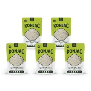USUI Fettuccine de Konjac 5 pi&egrave;ces &ndash; Nouilles Shirataki Konjac | Low Carb | Keto | sans gluten | faible en calories | p&acirc;tes de r&eacute;gime(5&times;270g) (iPlody, neuf)
