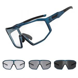 Suertree Photochromique Lunette de Cyclisme V&eacute;lo Homme Femme Sport Transparente Lentilles VTT UV400 Course &agrave; pied Conduite P&ecirc;che Golf Randonn&eacute;e (Suertree Eyewear, neuf)