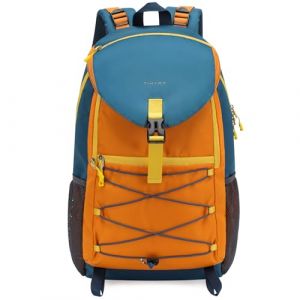 TINYAT Sac &agrave; dos de randonn&eacute;e pour homme et femme R&eacute;sistant &agrave; l'eau Sac &agrave; dos de voyage pour camping, escalade, sports, Orange/T109433, 30L/T109433OR (TINYAT EURO, neuf)