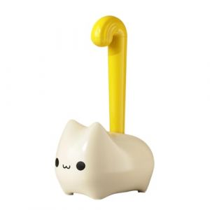 Rouleau à peluches - Rouleau à peluches pour animaux de compagnie | Rouleau adhésif pour vêtements | Rouleau anti-poils pour vêtements | Joli rouleau adhésif en forme de chat à queue de chat (dealemt, neuf)