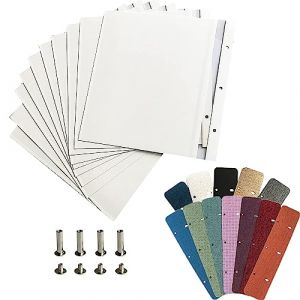 Album Photo Adhesif Vierge 28x27 CM Classeur Photo Livre Photo Personnalisable Scrapbook de Classe Mariage Livre D'or Enfant Bebe DIY Carte Postale, Pages de Rechange (Semfalbuums, neuf)