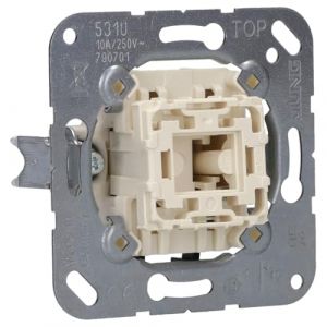 Jung 531U M&eacute;canisme bouton poussoir 10 AX / 250 V ~ Simple fermeture (Automation-supply, neuf)