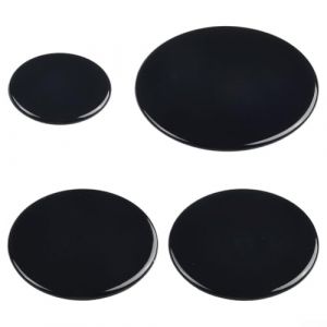 ZiStarlilife Lot de 4 capuchons de brûleur pour plaques de cuisson compatibles avec différents brûleurs à gaz moyens pour une meilleure performance de cuisson (plat) (Zhixingli, neuf)