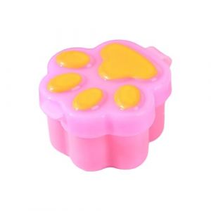 Récipients de voyage en caoutchouc pour produits de toilette en forme de pattes de chat/fleurs, accessoires de voyage pour cosmétiques, visage, corps, crème pour les mains (Chizisx, neuf)