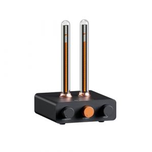 Fosi Audio Visualiseur de Musique, Analyseur de Spectre de Captation Sonore, &eacute;clairage d'ambiance RVB &agrave; Tube Vintage, Affichage du Volume du Microphone pour Syst&egrave;me St&eacute;r&eacute;o Domestique et de Bureau (Fosi Audio Factory, neuf)