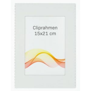 RAWWEST.BIS Cadre photo sans cadre 15 x 21 cm Cadre photo à clip en verre synthétique Plexi bon pour salon, salle à manger, cuisine, poster photo rectangulaire avec clips bien (RAWWEST.BIS, neuf)