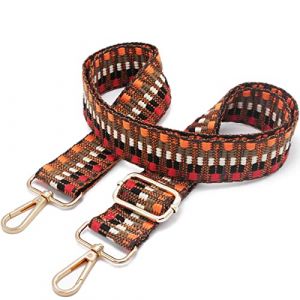 Sangle Sac Bandouliere pour a Main Sac Bandouli&egrave;re Femmes Bretelle Remplacement Bag Purse Strap R&eacute;glable Bricolage Sangles F16 (Kocris Casa EU, neuf)