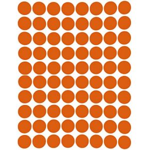 Royal Green 13mm Orange &Eacute;tiquettes Autocollantes Cercles Rondes Petit Point De 1.3 Cm De Diam&egrave;tre Gommettes Auto-Adh&eacute;sives Pour Le Bureau, Ecole, Calendriers, Codage Couleur Paquet De 1200 (RoyalGreenMarketEU, neuf)