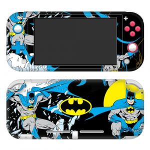 Head Case Designs sous Licence Officielle Batman DC Comics Classique Logos Et Bandes Dessinées Vinyle Autocollant De Jeu Peau Autocollant Couverture Compatible avec Nintendo Switch Lite (eCell, neuf)