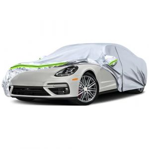 JUDANNA Housse de voiture pour ext&eacute;rieur, r&eacute;sistante &agrave; l'eau, adapt&eacute;e pour Porsche Panamera 2010-2025, housse compl&egrave;te pour l'&eacute;t&eacute;, b&acirc;che pour voiture, housse ext&eacute;rieure pour la pluie, le soleil, la (Amomusm, neuf)