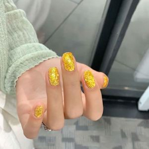 ADHERE S&eacute;rie Confettis d'&Eacute;t&eacute; - Vernis Gel &agrave; Paillettes 1 Pi&egrave;ce - Gel Brillant pour Art sur Ongles, Manucure Salon & DIY &agrave; la Maison 5g (Orange P&eacute;tillante) (AdheRe Nail, neuf)