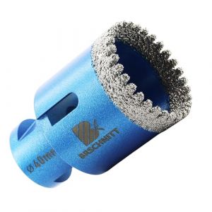 Foret de perçage à diamant de 40 mm, BRSCHNITT M14 avec pointe en diamant brasée sous vide pour le perçage de carreaux en porcelaine, céramique, marbre et granit (BRSCHNITT TOOLS, neuf)