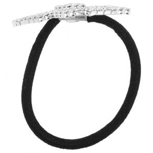 SEWACC &Eacute;lastiques &agrave; Cheveux M&eacute;talliques Strass Scintillants Accessoires pour Queue de Cheval &agrave; Paillettes Grosse Taille Style Punk et Gothique pour Femmes et Filles pour Coiffures (Quick Research Sha, neuf)