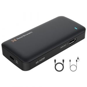 NearStream Carte De Capture Vid&eacute;o Hdmi, Pass-Through 4K60 HDR10, Capturer en 4K60,Carte d'acquisition Compatible avec Switch/PC/MAC/PS4/PS5/Xbox Series X, Entr&eacute;e/Sortie HDMI 2.0 et USB-C 3.1 (NearStream, neuf)