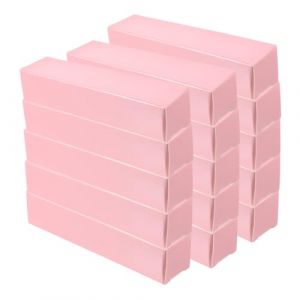 WRITWAA Boîtes De 15 Pièces boîtes de brillant à lèvres boite rangement boite de rangement carton rangement étui d'emballage de rouge à lèvres contenant de rouge à lèvres en papier rose (Saieli, neuf)