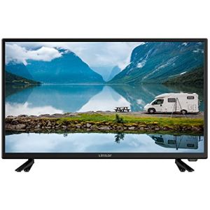 Linsar 24 Pouces FHD LED Télévision w/12V Chargeur de véhicule, 24 inch, Triple Tuner (DVB-T/T2/S/S2/C), HDMI, USB, VGA, CI+.Connexion Moniteur PC, Noir (Tempo International GmBH, neuf)