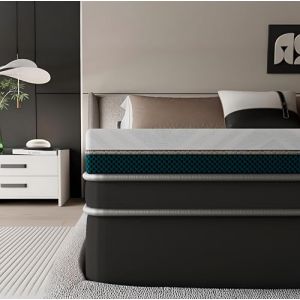 Confortil Surmatelas 90x190, &Eacute;paisseur 7.5cm, Mousse &agrave; M&eacute;moire de Forme Gel, 1 Personne, Housse Amovible Lavable (Surmatelas 90x190cm) (Shopping Friendly Space Store, neuf)