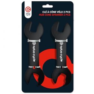 Optio Cycle Cle Cone 2X &ndash; Set de Cl&eacute; &agrave; Cone 13-17mm | Cone Wrench pour Moyeu VTT | Clef Cone Velo Compact et Robuste pour R&eacute;glage et Entretien (Optio Cycle GmbH, neuf)