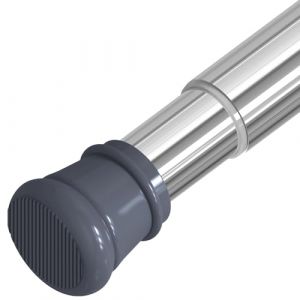 Barre Rideau Douche Tringle Extensible Sans Percage Tringle à Rideaux Extensible Autobloquante Réglable Barre Telescopique Pour Salle De Bain,Chambre,Balcon(Argent,75-175cm/2pièces) (TY-EUR, neuf)