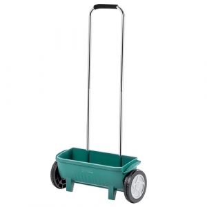 KADAX &Eacute;pandeur de 12 l, &eacute;pandeur d'engrais avec roues, &eacute;pandeur pour une r&eacute;partition uniforme de l'engrais &agrave; gazon, des graines de gazon, du calcaire de pelouse et du sel de d&eacute;neigement, &eacute;pandeur (KADAX, neuf)