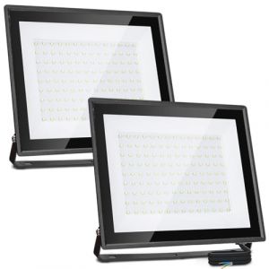 Aigostar Projecteur LED Extérieur 100W 8700lm Projecteur Exterieur LED Blanc Froid 6500K IP65 Imperméable, pour Jardin,Patio,Cour,Garage (AIGOTECH, neuf)