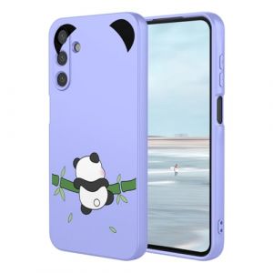 UPLAI Coque pour Samsung Galaxy A16 5G/4G, Très Mince Soyeux Silicone Liquide Antichoc Housse avec 3D Motif de Peinture, Prime Souple Doublure Fibre Élégant Mignon Étui. P1 (UPINLY, neuf)
