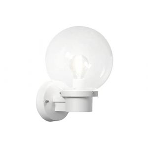 Applique murale d'extérieur LED moderne avec grande boule en verre, blanche (setpoint, neuf)
