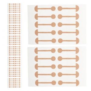 COLLBATH Bandes Nasales &Eacute;lastiques Hypoallerg&eacute;niques 20 Pcs pour Remodelage Naturel du Nez et Correction Pr&eacute;cise des Ailes Nasales Confortables et Discr&egrave;tes pour Usage Quotidien et (JianLui, neuf)