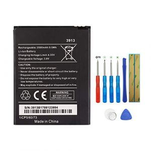 Swark &ndash; 3913 &ndash; Batterie compatible avec Wiko Robby, Kenny, Jerry 2, Lenny 4, Lenny 4 Plus, Harry avec outils (Thinkmap EU, neuf)