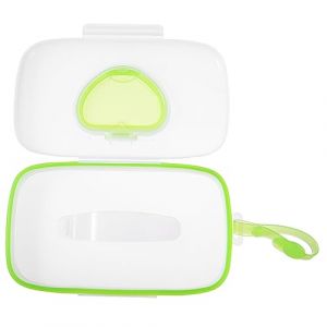 TOPPERFUN Bo&icirc;te Lingette Humide Portable Gar&ccedil;on Fille &Eacute;tanche Avec Joint Silicone Distributeur Pratique Pour Lingettes Mouill&eacute;es Plein Air Compact Et L&eacute;ger Pour Voyage Et Sortie (Linuya, neuf)