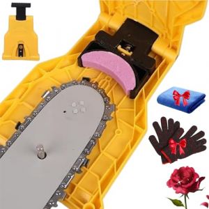 Affuteur Chaine Tron&ccedil;onneuse,Affuteuse De Chaine Tronconneuse,Aff&ucirc;teur De Tron&ccedil;onneuse Ultra-Rapide, Professionnel Avec Aiguiser, Outil De Pr&eacute;cision Pour B&ucirc;cherons (yellow) (kbqqljsf, neuf)