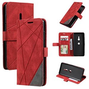 QiongniAN Coque pour Sony Xperia XZ3,Magn&eacute;tique Etui Housse pour Sony Xperia XZ3 H9493 H9436 H8416 &Eacute;tui T&eacute;l&eacute;phone Red (QiongniAn, neuf)
