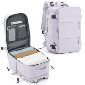 SZLX Sac à Dos Voyage Cabine 40x20x25 Ryanair Bagage Cabine 40x20x25 pour Ryanair Sac de Voyage Bagage à Main Avion Femme Sac à Dos Ordinateur Portable Imperméable Sac à Voyage Homme 20L Pourpre (SZLXEU, occasion)