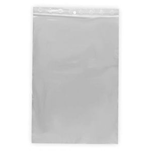 10 sachets à fermeture zip format 200 x 300 mm 20 x 30 cm pochette zip qualité alimentaire aux normes CEE 50 microns sachet congélation emballage sac solide recyclable avec trou de suspension (solutions-imprimerie, neuf)
