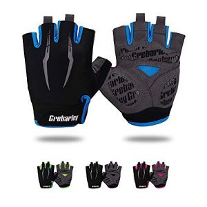 Grebarley Gant Velo Homme Gant VTT Gant Musculation Gant Moto Cross Gant Scooter Gants CyclismeGants de Cyclisme (M, Bleu) (AWASALES, neuf)