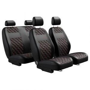 MOTOS Housse Siege Voiture Universelle pour Nissan Micra, Protection de si&egrave;ge de Voiture avec syst&egrave;me de Coussins gonflables Actifs, id&eacute;ale pour Les conducteurs, mat&eacute;riau &agrave; Trois Couches (MOTOS EU, neuf)