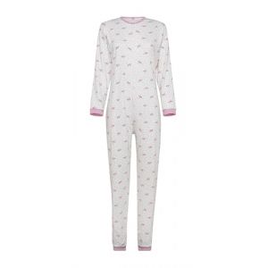 Confezioni_Emy Pyjama int&eacute;gral m&eacute;dical unisexe &ndash; Grenouill&egrave;re adulte coton 100% &ndash; Pyjama dos zip seniors &ndash; V&ecirc;tements g&eacute;riatriques confortables Made in Italy - Taille S - Petite Fleur Rose (CONFEZIONI EMY, neuf)