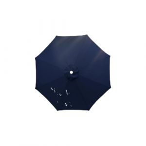 Auvent De Remplacement pour Parasol 3.5m/3.0m/2.8m/2.7m/2.5m/2.3m/2m 6/8 Baleines, Toile De Parasol Déporté Remplacement Pour Cour, Jardin, Plage, Protection UV (Bleu Marine,6ribs-250cm) (HonunGron, neuf)