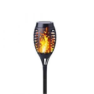 Geemoo Lumi&egrave;res Flamme Solaire Exterieure 1 Pack Etanche Lampe Torche Solaire, Lampe Solaire Flamme Vacillante pour D&eacute;cor, Jardin, Patio, Chemins, Pelouse (Geemoo, neuf)