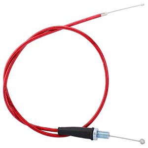QAZAKY Câble d'Accélérateur Rouge pour Moteur 4 Temps 49-150 cc, VTT, Scooter, Kart, Pit Dirt Pocket Bike XR50 CRF50 XR70 CRF70 Z50 Coolster (QAZAKY-FR, neuf)