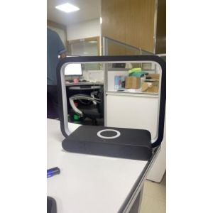 VOSFEEL Lampe de Chevet 4 en 1 Avec Chargeur Sans Fil, Luminosité Réglable, Lampe de Bureau 15 W Avec Horloge, Port de Chargement Usb, Commande Tactile, Pour Chambre, Salle D'étude, Bureau, Noir (KECSKESISTLONG Kft., neuf)