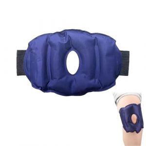 Pack de Glace pour le Genou,Poche de Glace Genou,Pack de Glace en Gel Chaud et Froid Réutilisable,pour Soulager la Douleur Gonflement,Entorses,Ecchymoses,Bleu marine (LIYANHO, neuf)