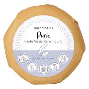 puremetics Nettoyant solide pour le visage, sensible, 60 g (taleoo, neuf)