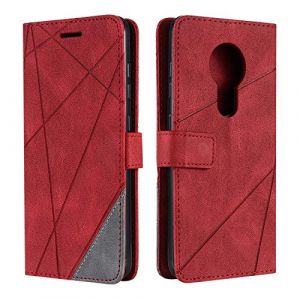 SONWO Coque pour Nokia 6.2, Etui en Cuir PU Portefeuille Housse Fermeture Magn&eacute;tique und Flip pour Nokia 6.2, avec Fermeture Magn&eacute;tique, Rouge (SONWO EU STORE, neuf)